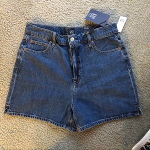 Gap denim mom shorts